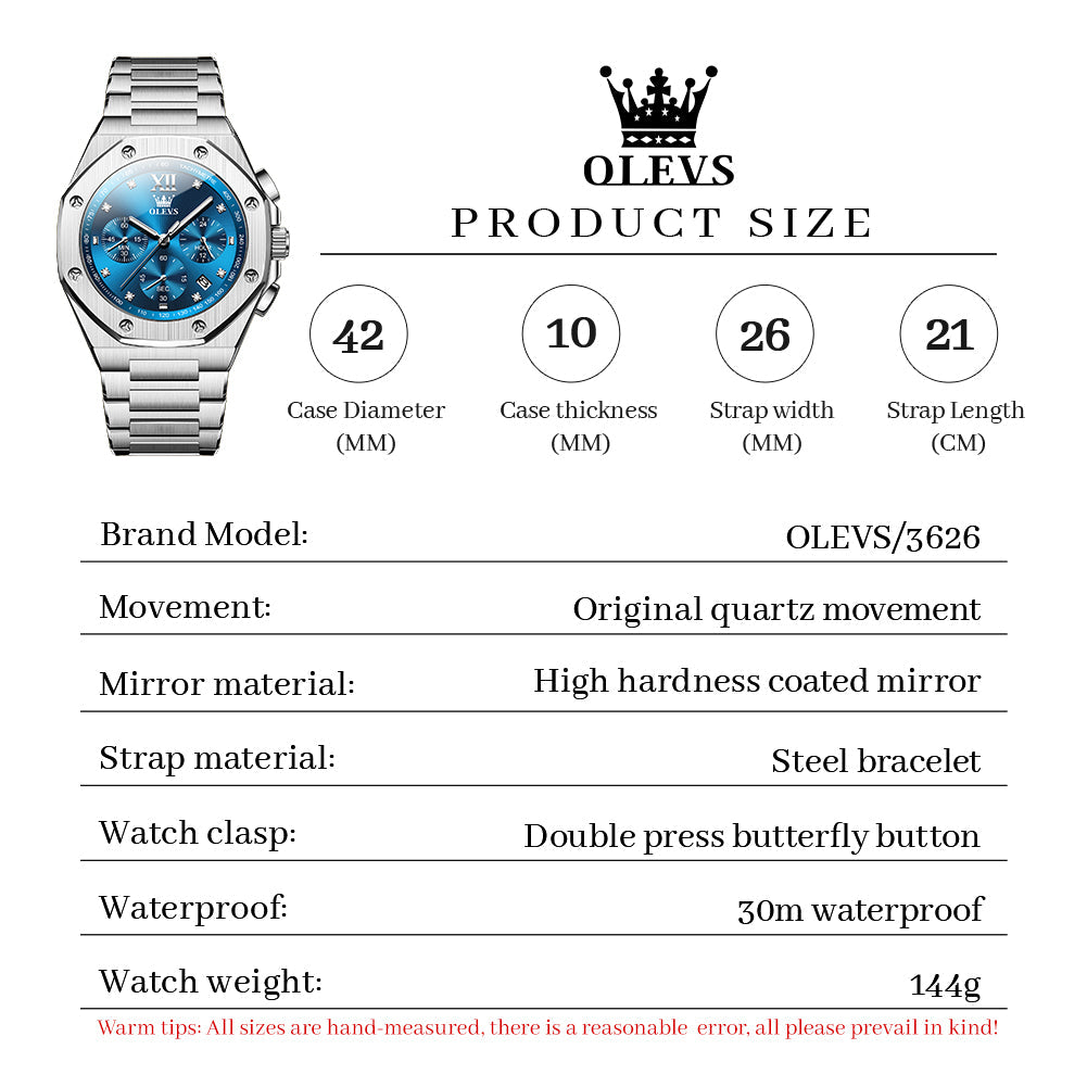 OLEVS 3626 GOLD