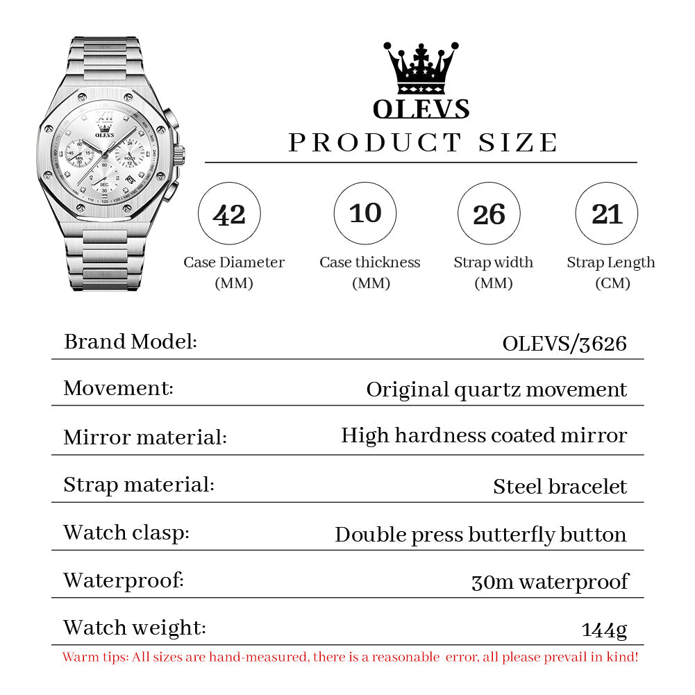 OLEVS 3626 GOLD